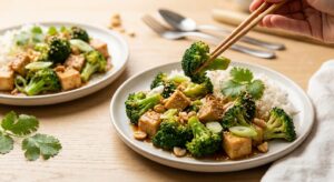 Asiatische Brokkoli-Tofu-Pfanne - Schritt 9