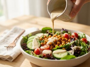 Gebratener Blumenkohl-Salat mit Tahini-Dressing - Schritt 11