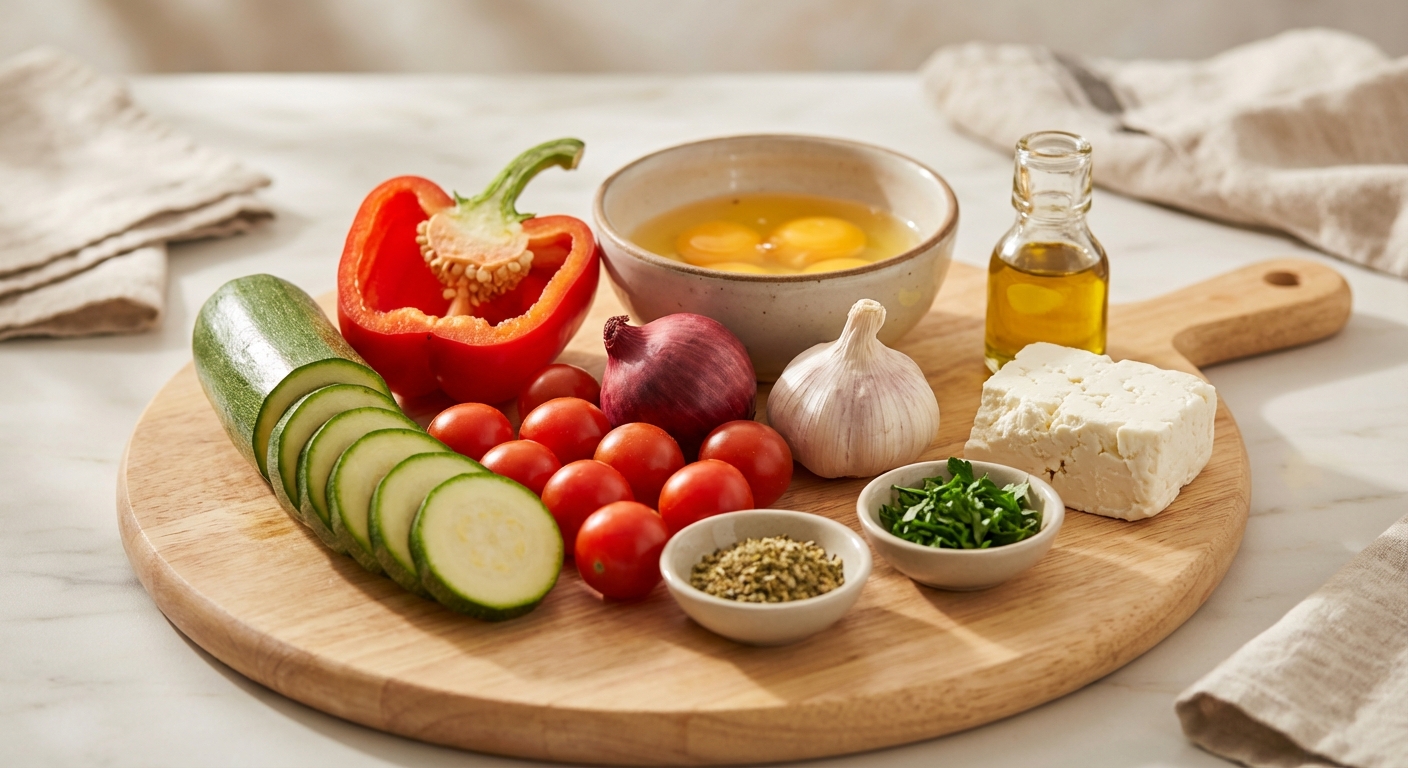 Zutaten für Mediterrane Gemüse-Frittata