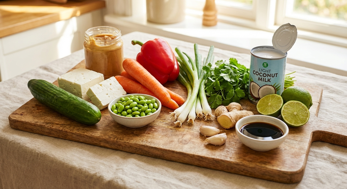 Zutaten für Gurken-Sushi Rolls ohne Reis: Dein Leichtgewicht für den Feierabend