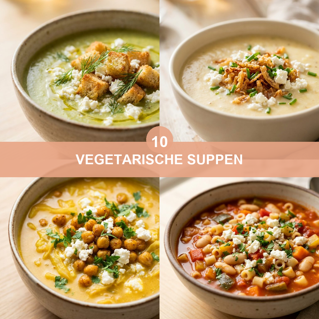 10 einfache Suppen-Rezepte – vegetarisch, cremig und wärmend