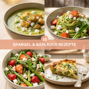 10 Frühlingsrezepte mit Spargel und Bärlauch – leicht und saisonal