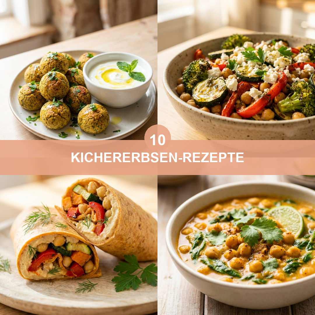10 Rezepte mit Kichererbsen – proteinreich und vielseitig