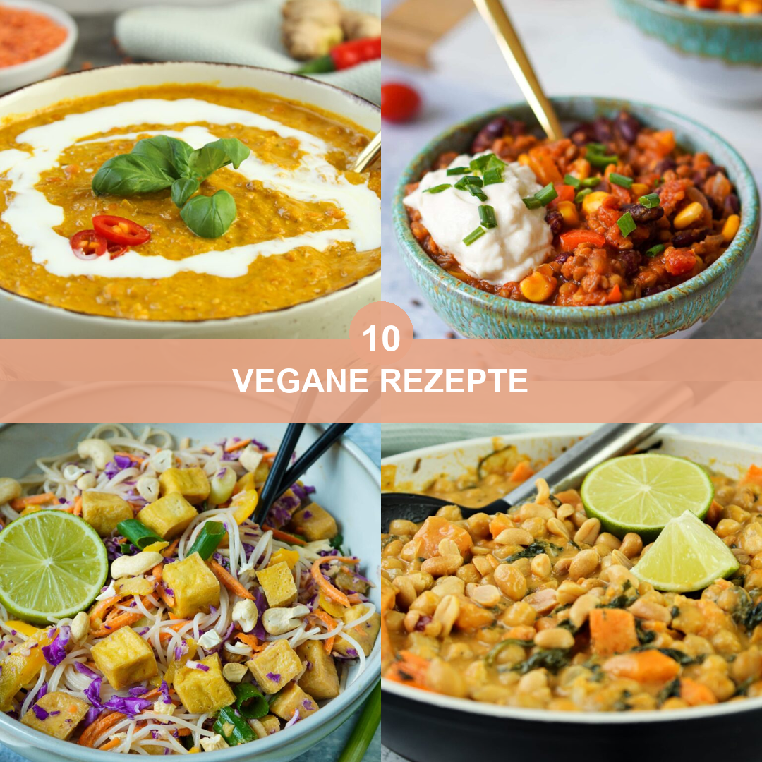10 vegane Rezepte zum Abnehmen – pflanzlich und lecker