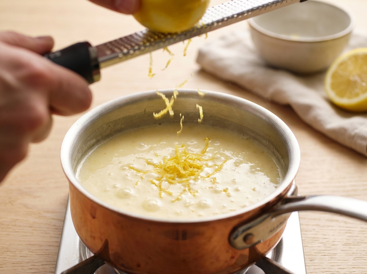 Spargel-Pasta mit Zitronen-Sahne-Sauce Zubereitung