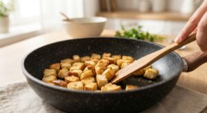 Cremige Spargelsuppe mit Croutons - Schritt 1
