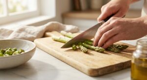 Spargel-Pasta mit Zitronen-Sahne-Sauce - Schritt 2