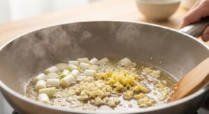 Veggie Fried Rice mit Ei und Gemüse - Schritt 2