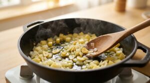 Cremige Kartoffelsuppe mit Röstzwiebeln - Schritt 2