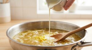 Spargel-Pasta mit Zitronen-Sahne-Sauce - Schritt 6