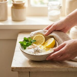 Knusprige Falafel aus dem Ofen mit Joghurt-Dip - Schritt 6