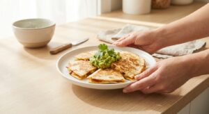 Schnelle Gemüse-Quesadillas mit Guacamole - Schritt 8