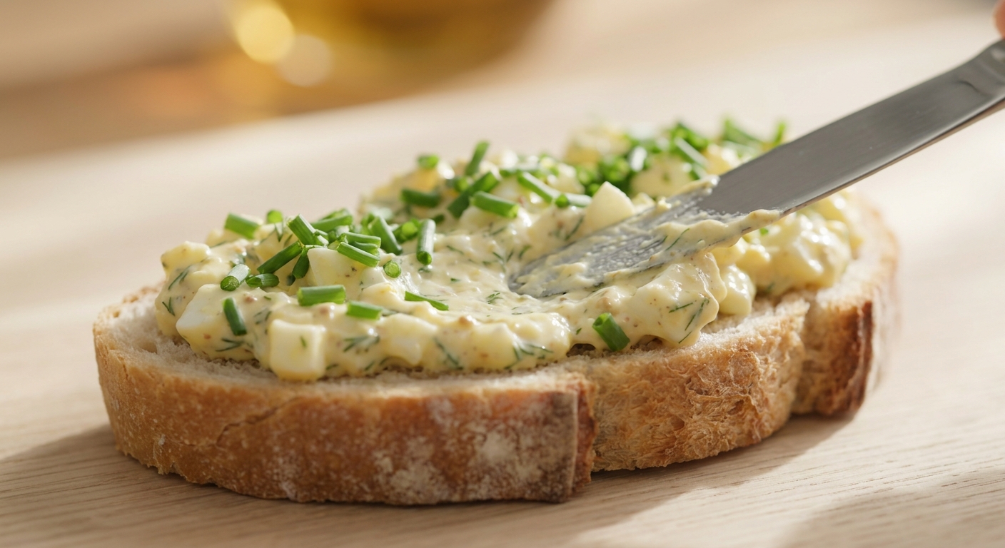 High Protein Eiersalat Zubereitung