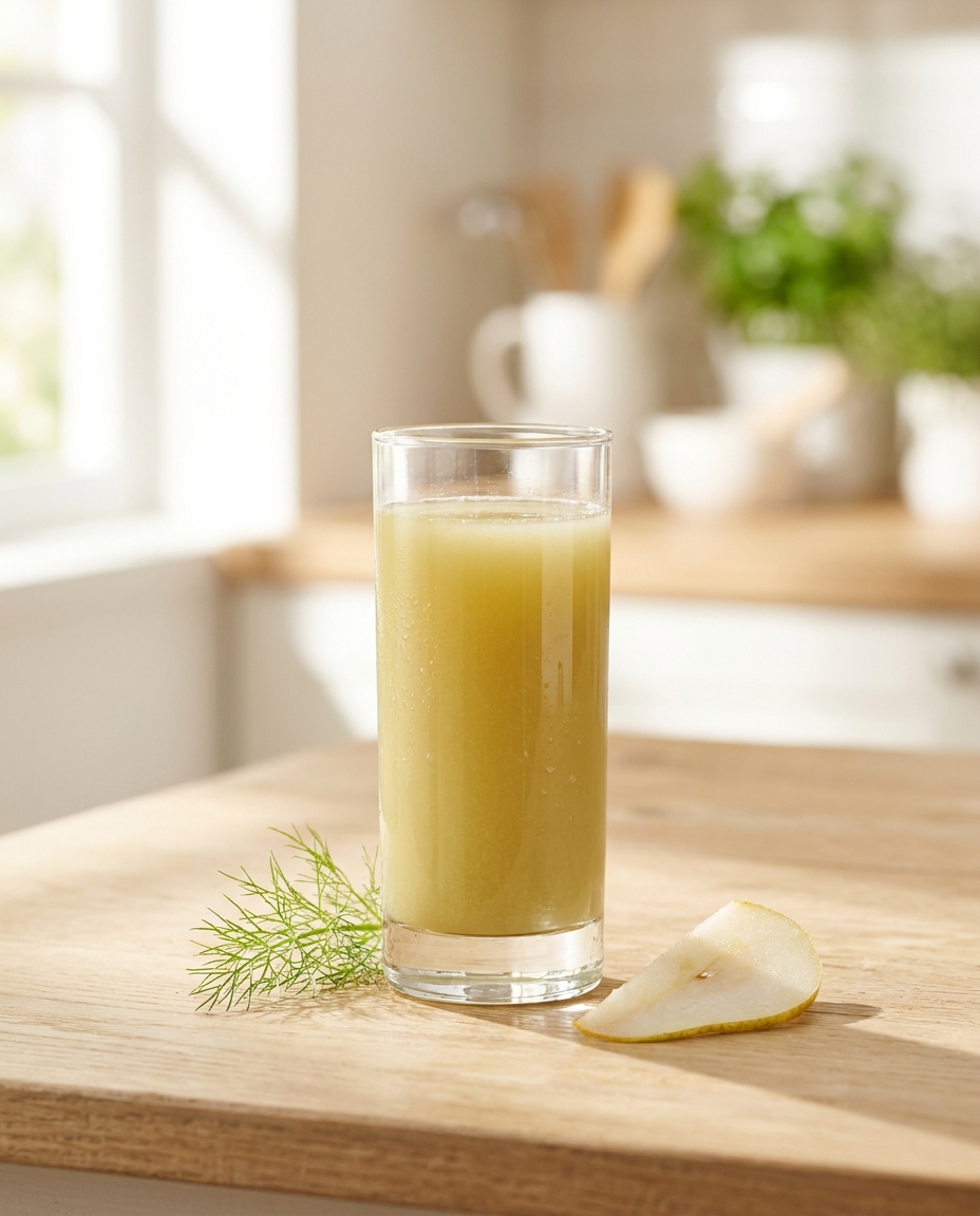 Fenchel-Birne-Ingwer-Saft