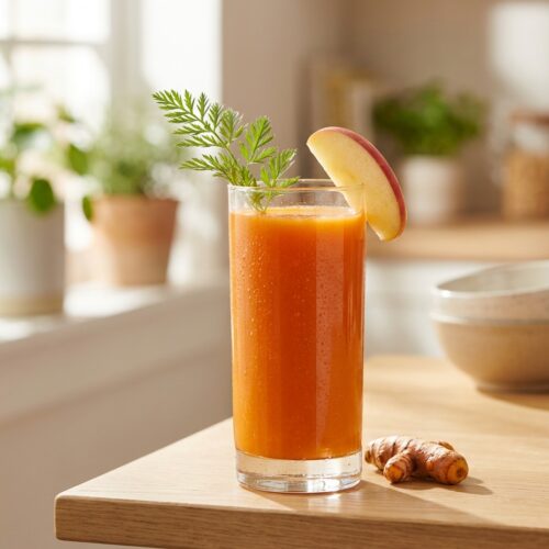 Karotte-Apfel-Kurkuma-Saft
