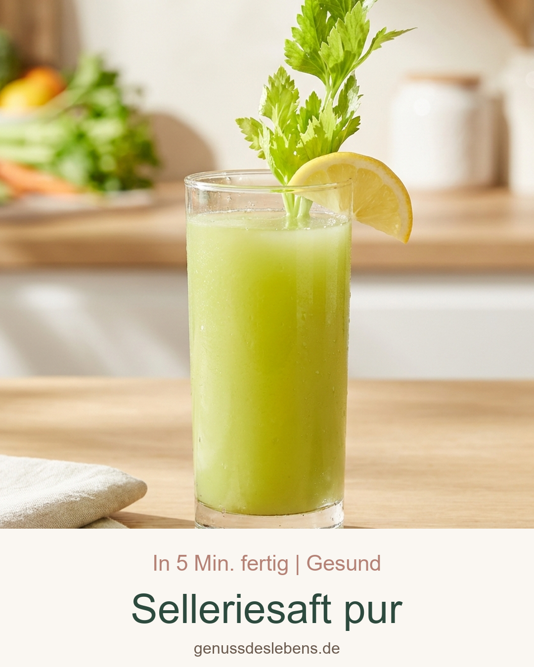 Selleriesaft pur – Pin für Pinterest
