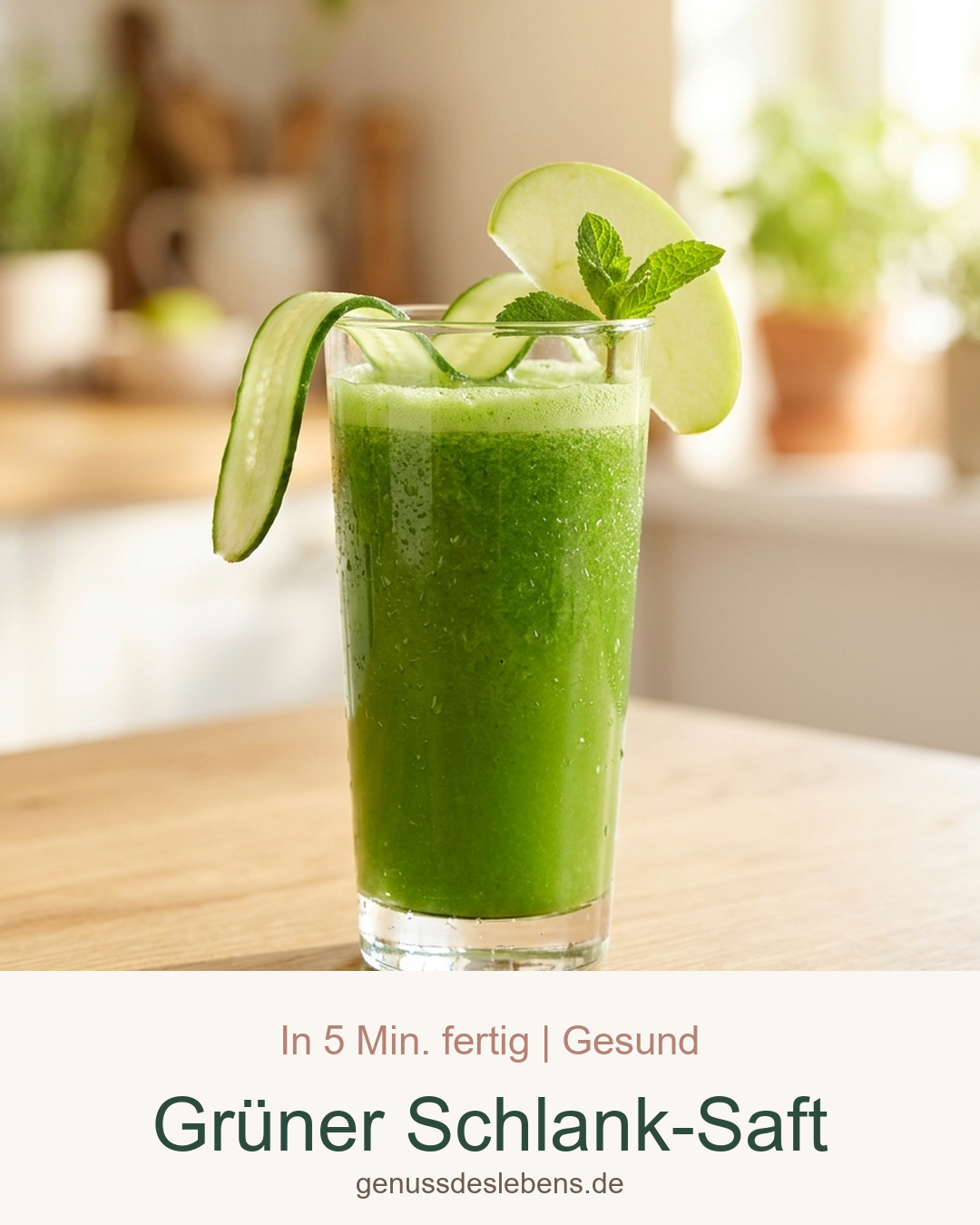 Grüner Schlank-Saft – Pin für Pinterest