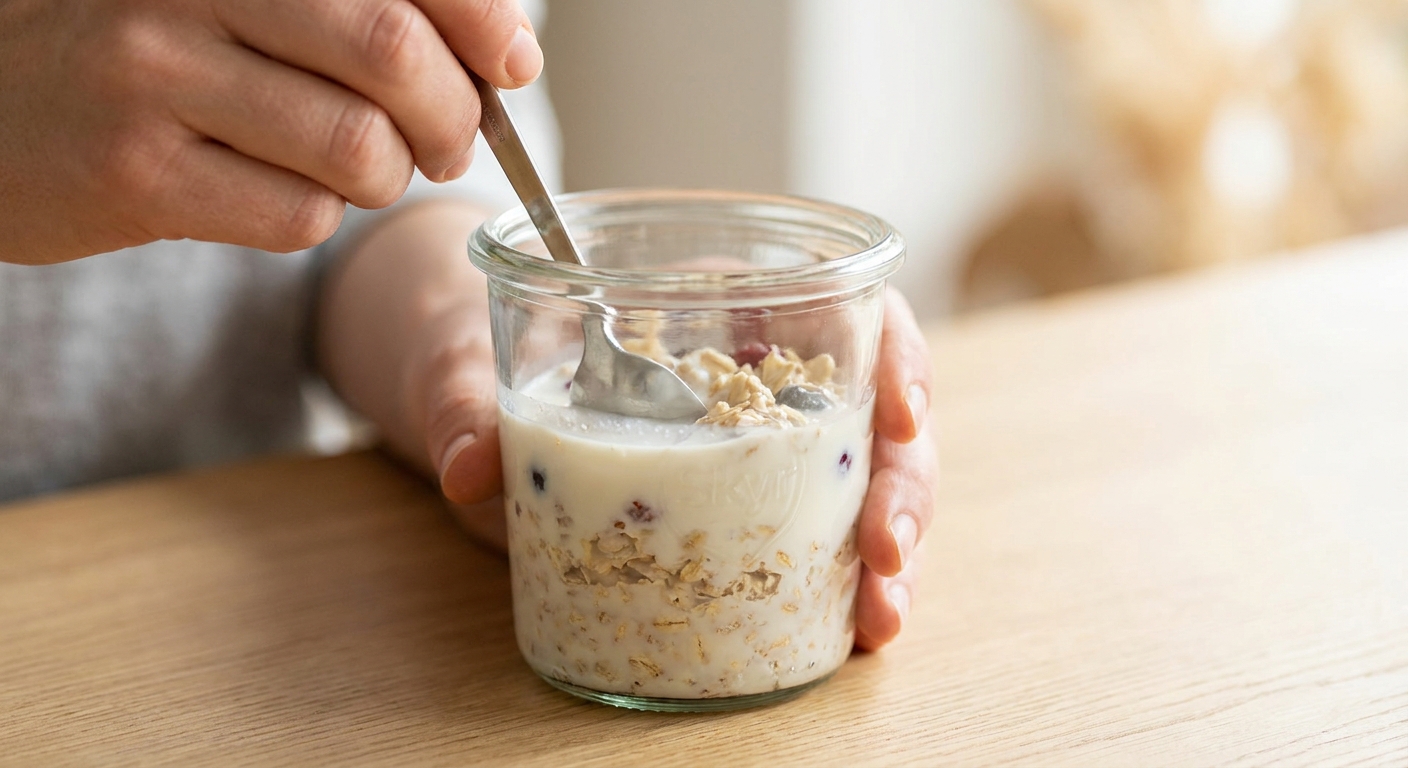 Carrot-Cake-Overnight-Oats Zubereitung