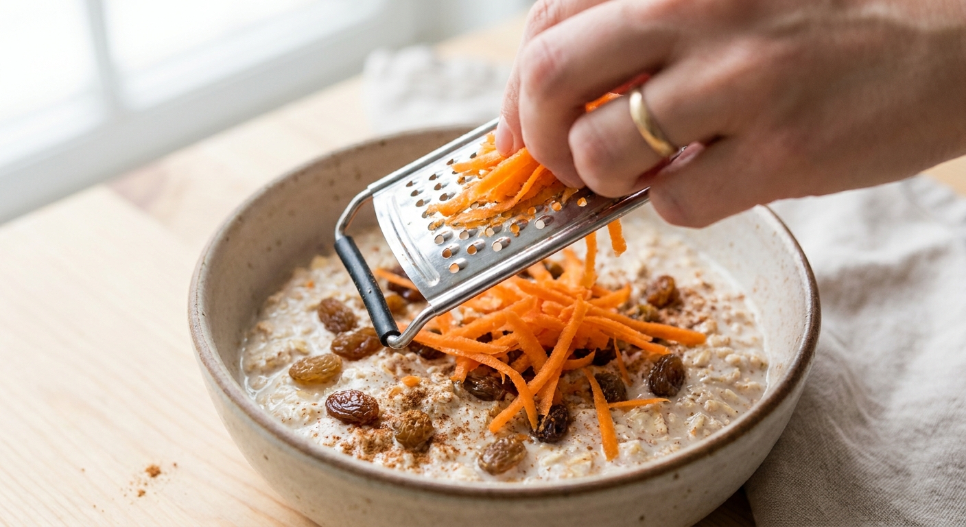 Carrot-Cake-Overnight-Oats Zubereitung