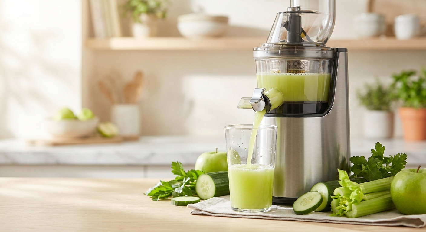 Gurken-Minze-Limette-Saft entsaften 2