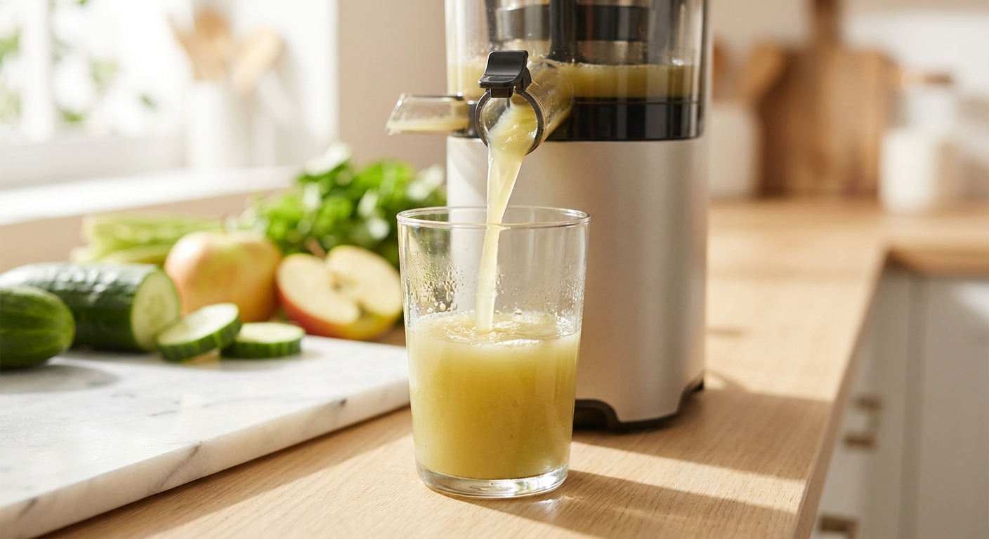 Fenchel-Birne-Ingwer-Saft entsaften 2