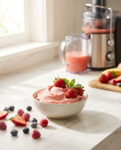 Sorbet aus dem Entsafter