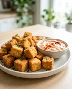 Knusprige Tofu-Nuggets aus dem Airfryer
