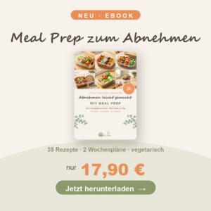 Meal Prep zum Abnehmen – eBook mit 2 Wochenplänen