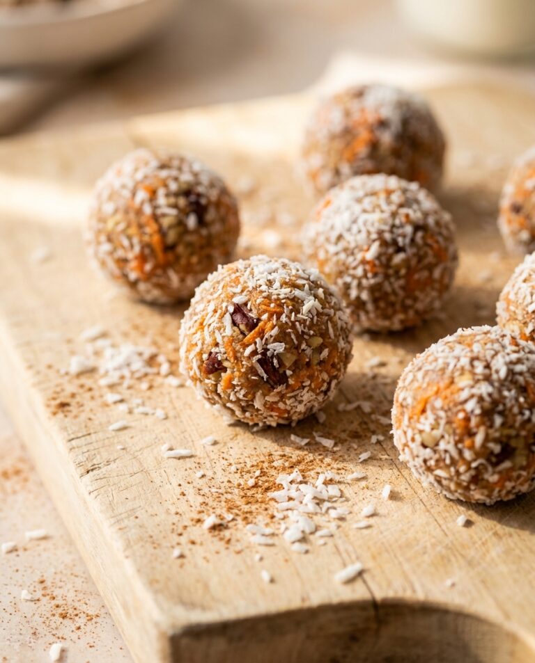 Carrot Cake Energy Balls mit Karotte und Zimt