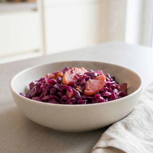 Apfelrotkohl