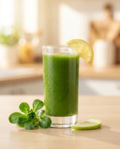 Feldsalat-Apfel-Saft