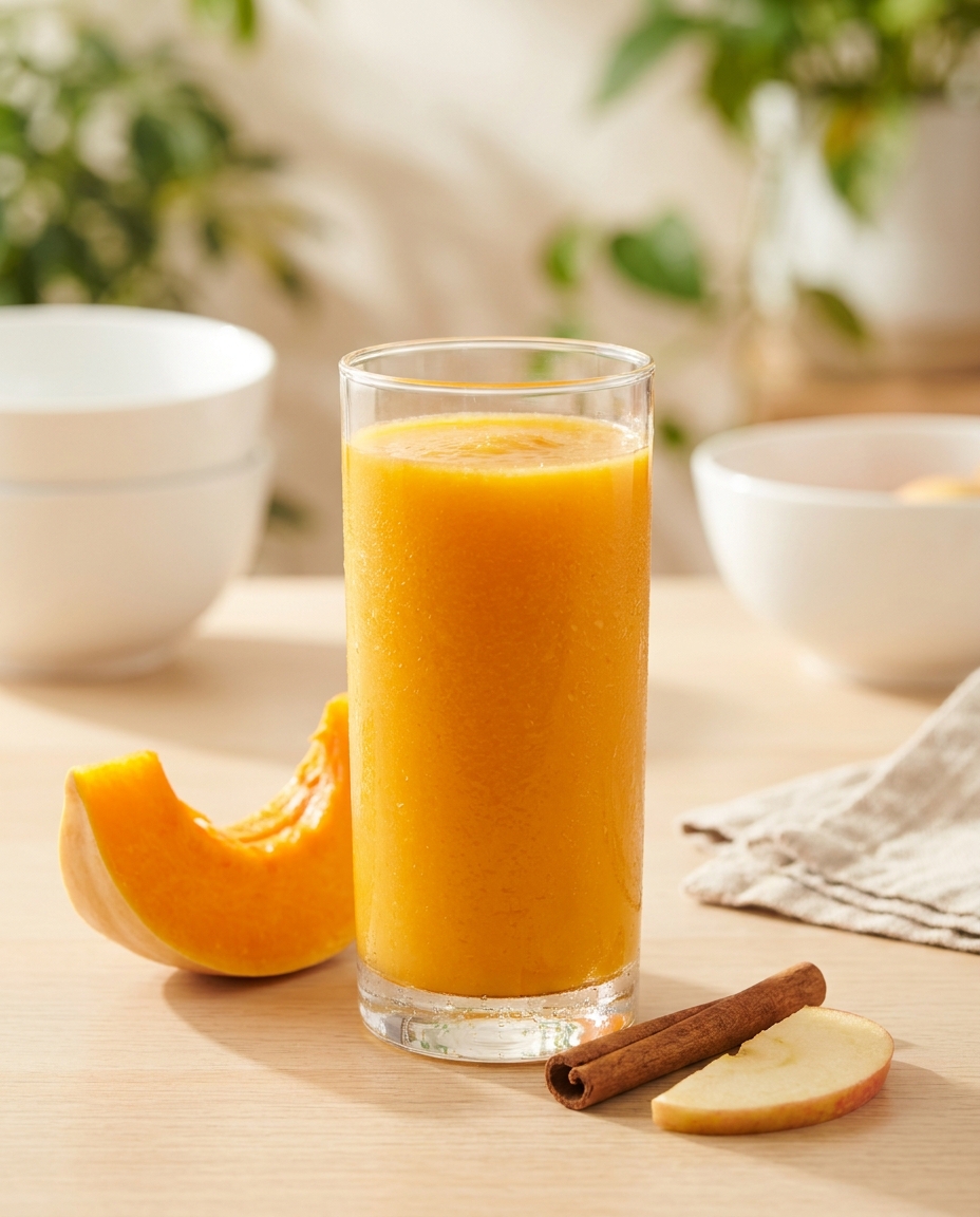 Kürbis-Apfel-Ingwer-Saft