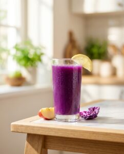 Rotkohl-Apfel-Saft