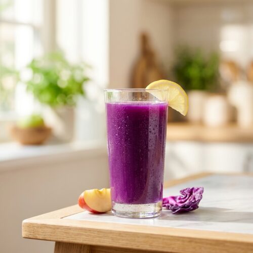 Rotkohl-Apfel-Saft