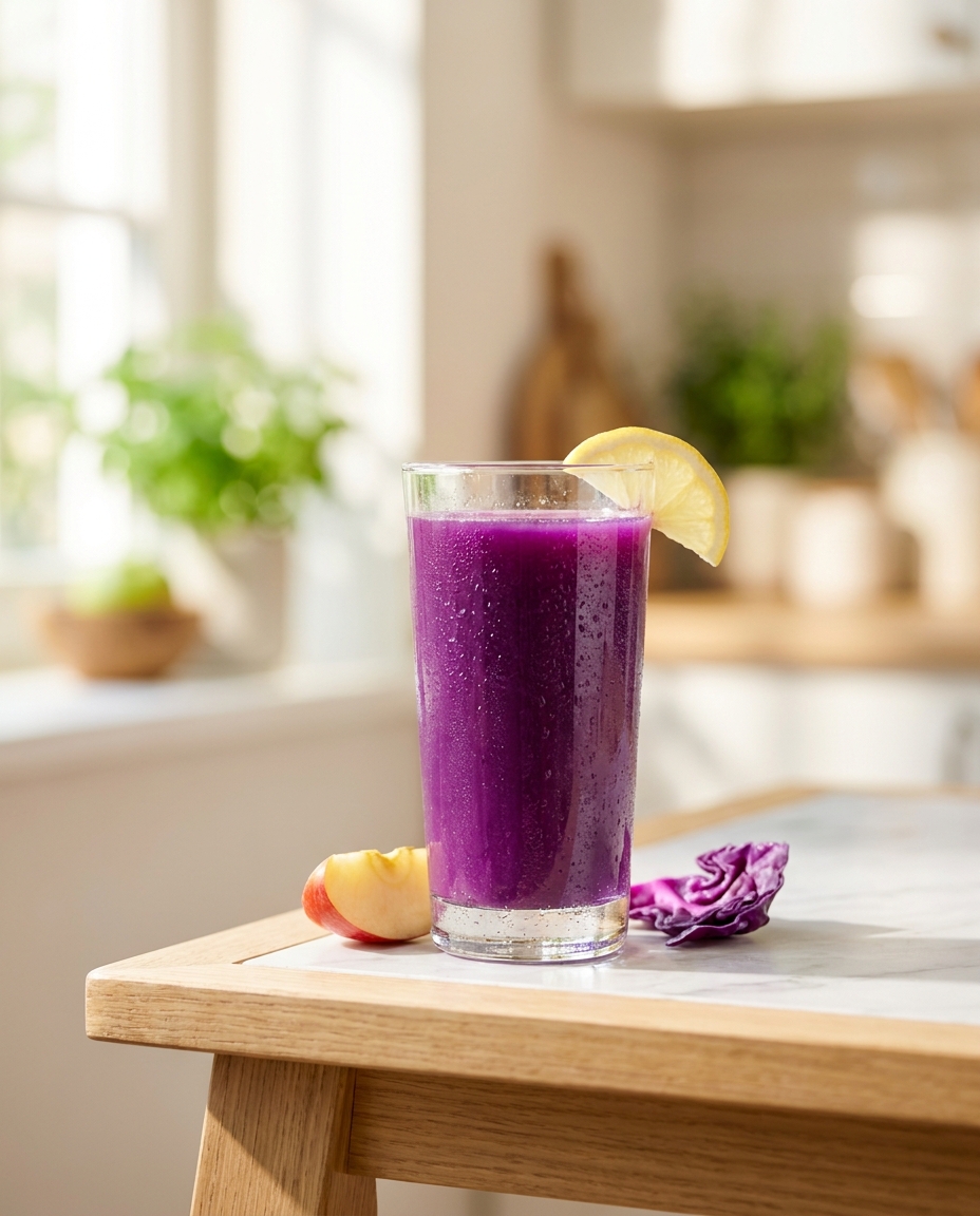 Rotkohl-Apfel-Saft