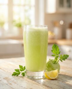 Kohlrabi-Apfel-Saft