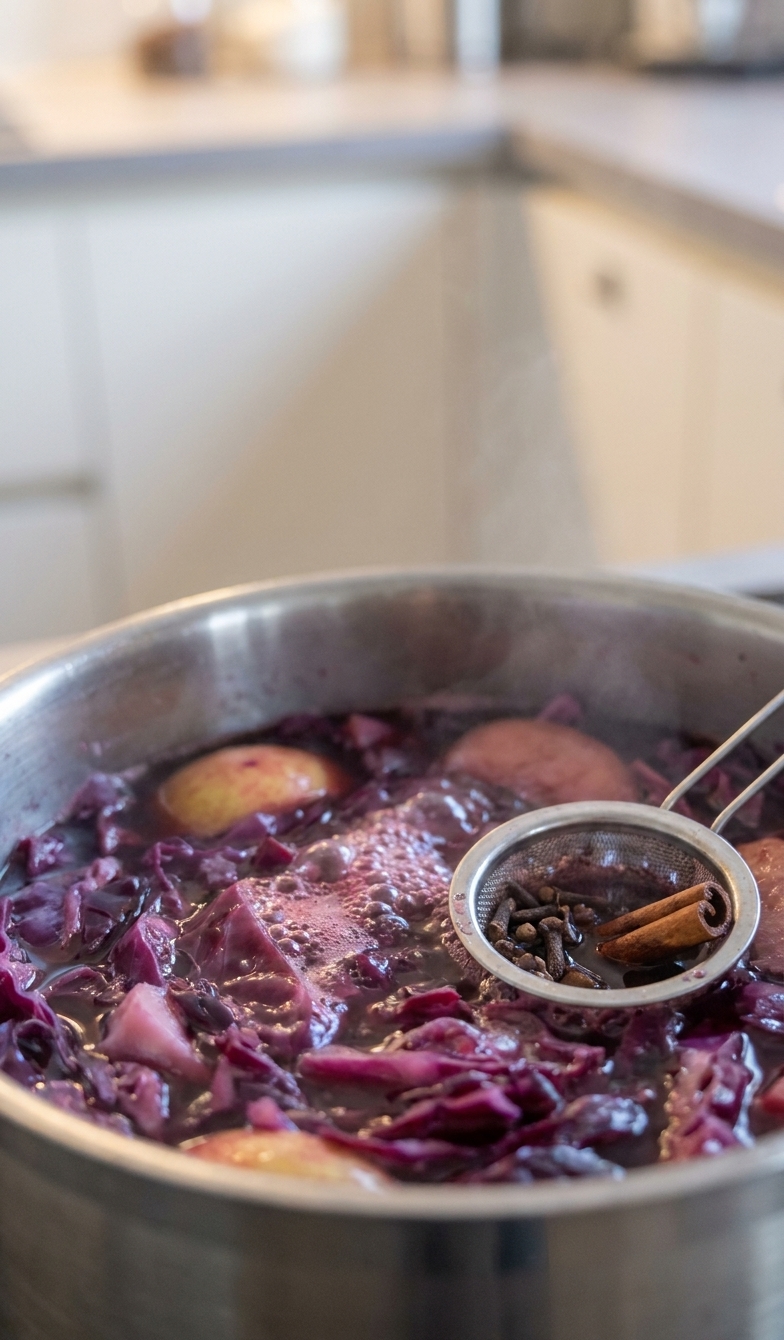 Apfelrotkohl Zubereitung