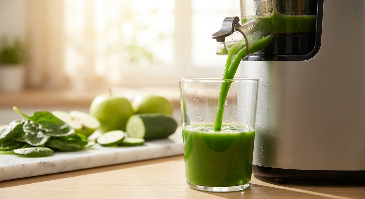 Feldsalat-Apfel-Saft entsaften 2